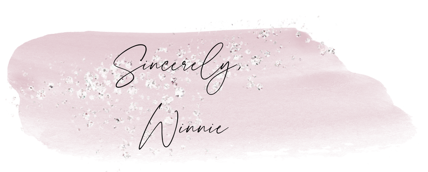 Sincerely, Winnie