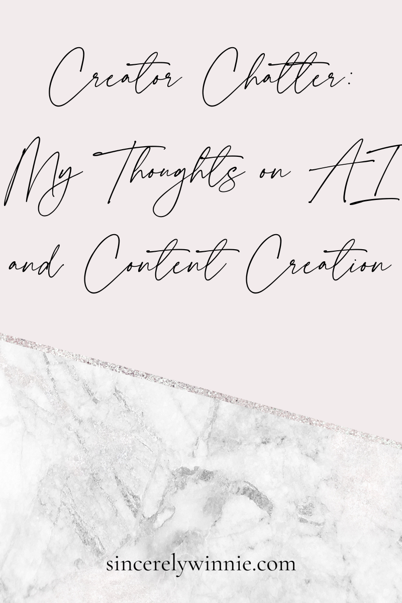 Creator Chatter: Creativity in the age of AI